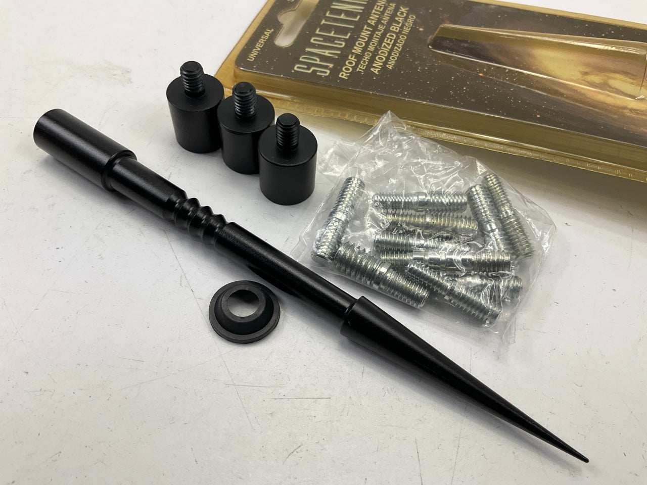 Metra ST-005 Spacetenna 6'' Replacement Antenna Mast Black, Needle Style