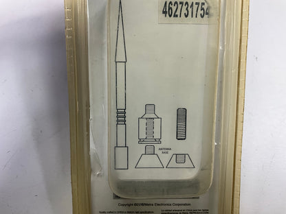 Metra ST-005 Spacetenna 6'' Replacement Antenna Mast Black, Needle Style