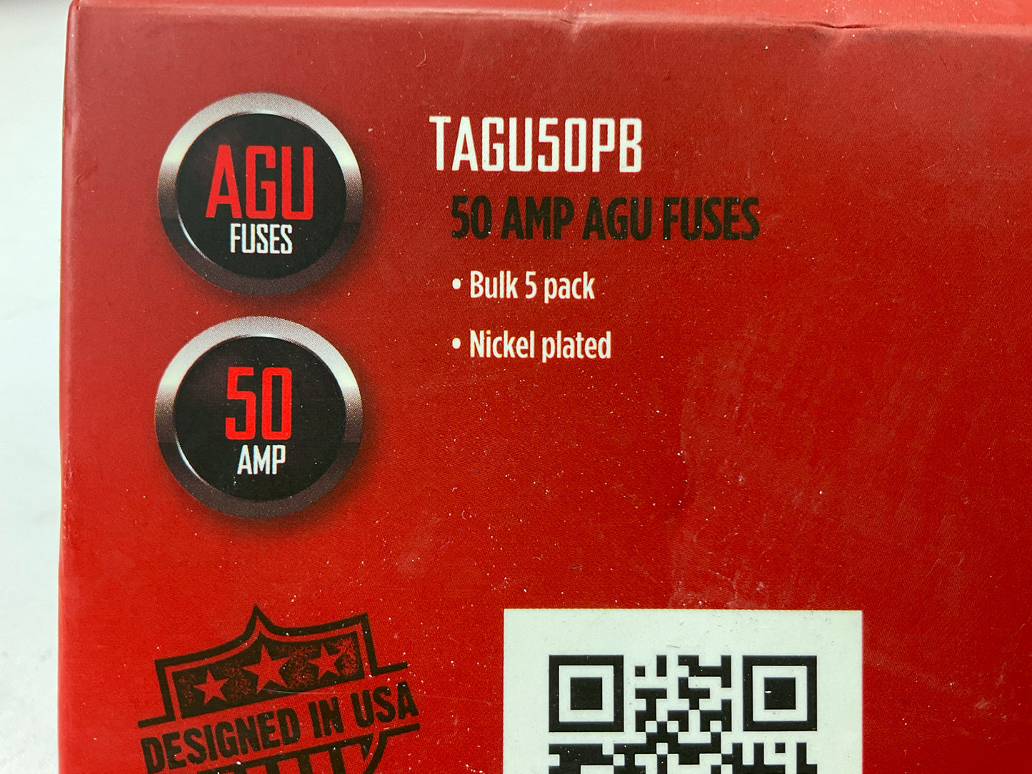 Metra TAGU40PB 50 Amp Nickel Plated AGU Fuses Car Audio Stereo - 50 PCS TOTAL