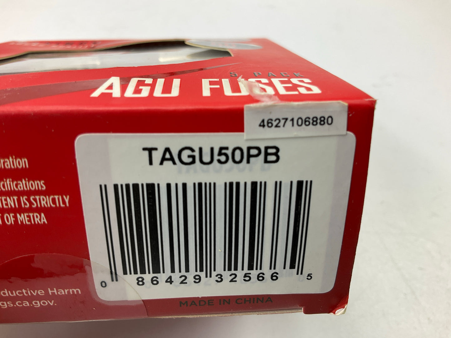 Metra TAGU40PB 50 Amp Nickel Plated AGU Fuses Car Audio Stereo - 50 PCS TOTAL