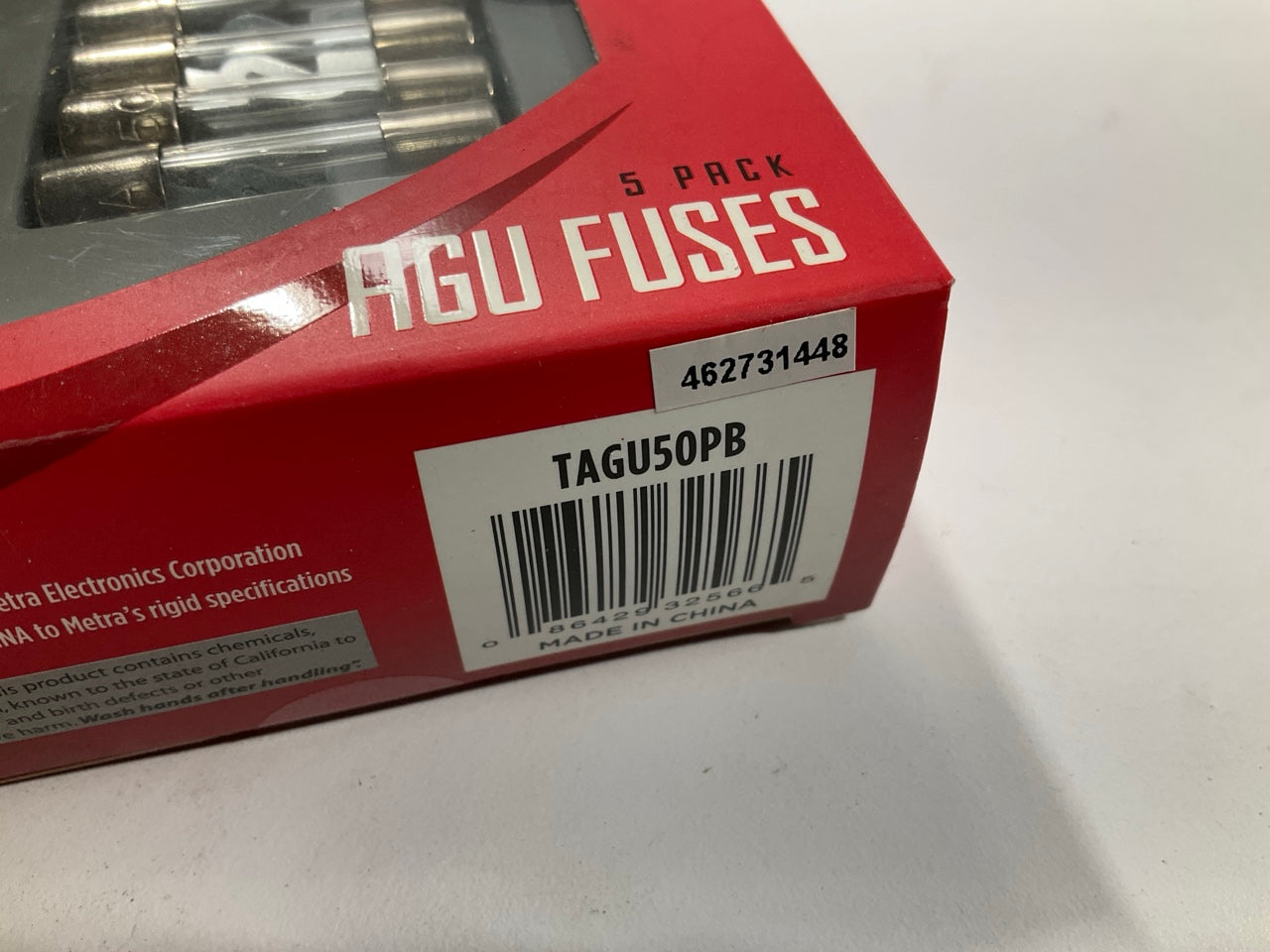 Metra TAGU40PB 50 Amp Nickel Plated AGU Fuses Car Audio Stereo 5 Pack, 50A