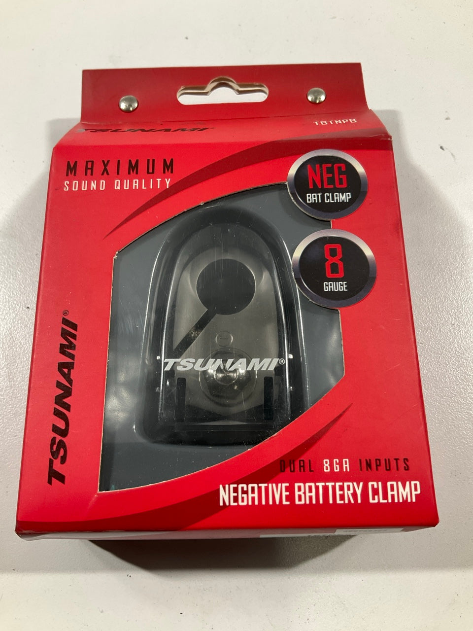 Metra TBTNPB Negative Terminal Battery Clamp Connector - Dual 8 Gauge