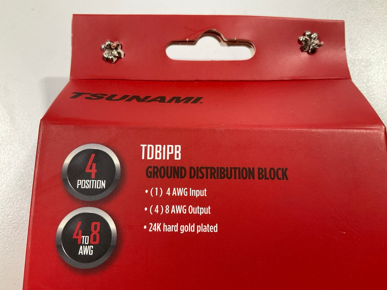 Metra TDB1PB 4 Position Power Distribution Block, 4 Gauge In, 8 Gauge Out X 4