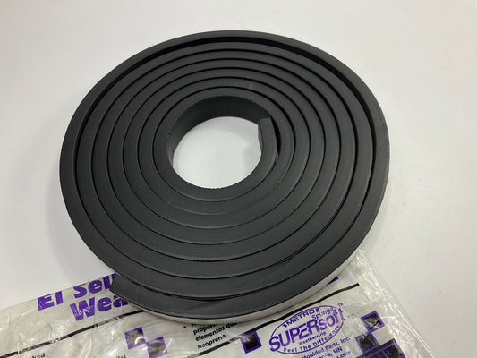 Metro Adhesive Backed EPDM Rubber Weatherstrip Seal - 3/4'' W X 5/16'' T, 10' L