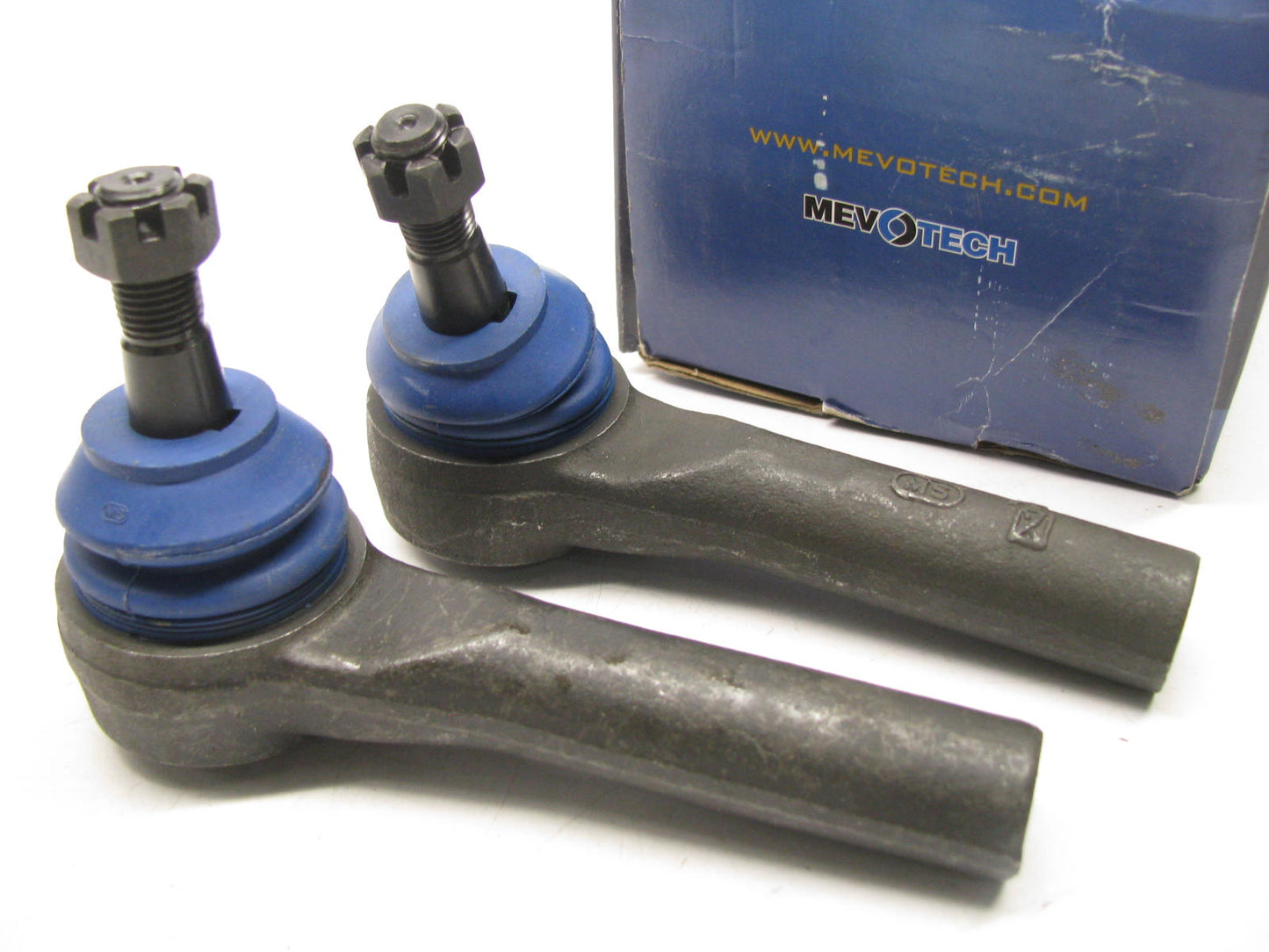 (2) Mevotech MES3537 Steering Tie Rod End - Front Outer