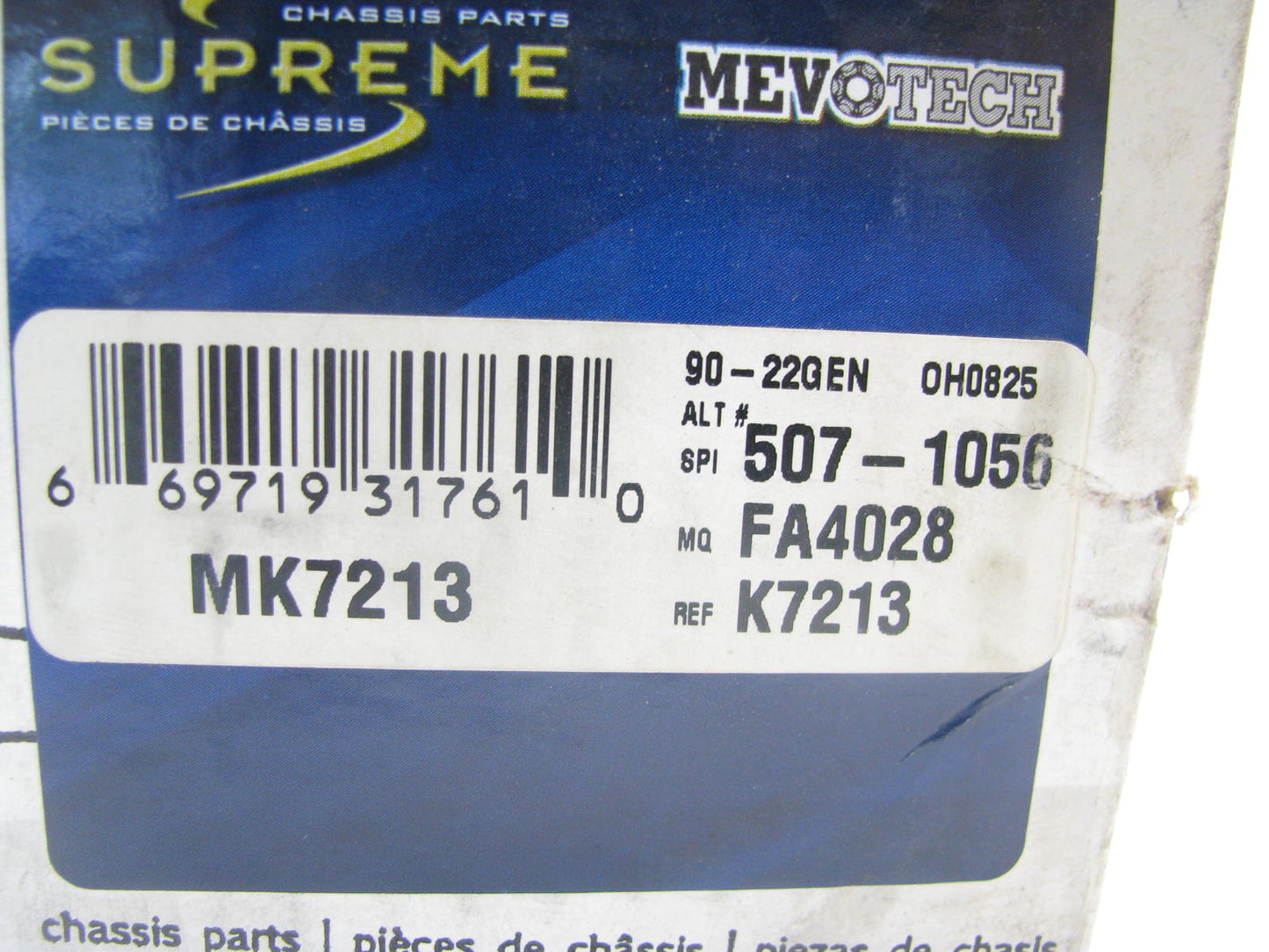 Mevotech MK7213 Suspension Control Arm & Ball Joint Assembly - Front Right Lower