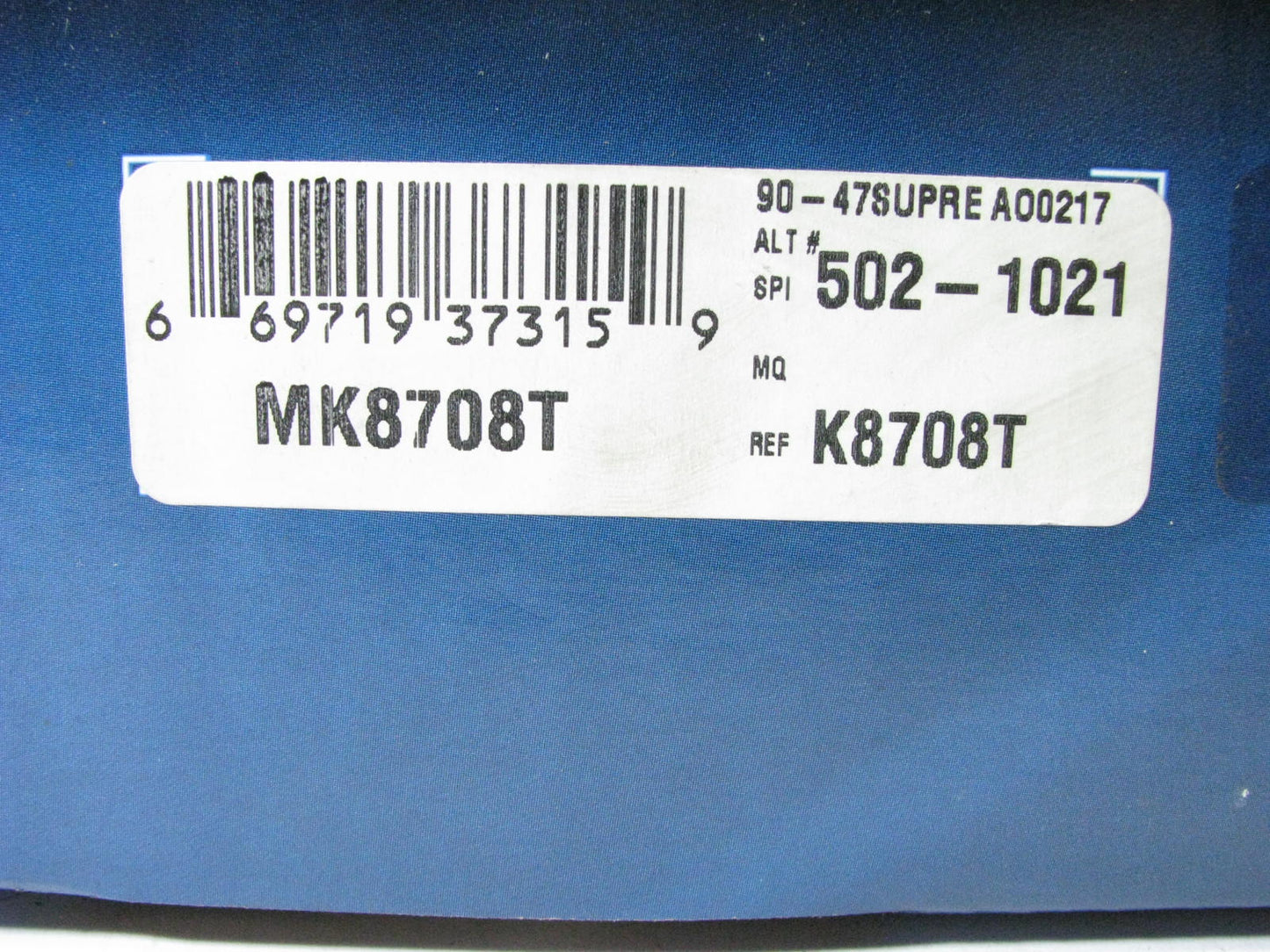 Mevotech MK8708T Suspension Control Arm And Ball Joint Assembly Front Left Upper