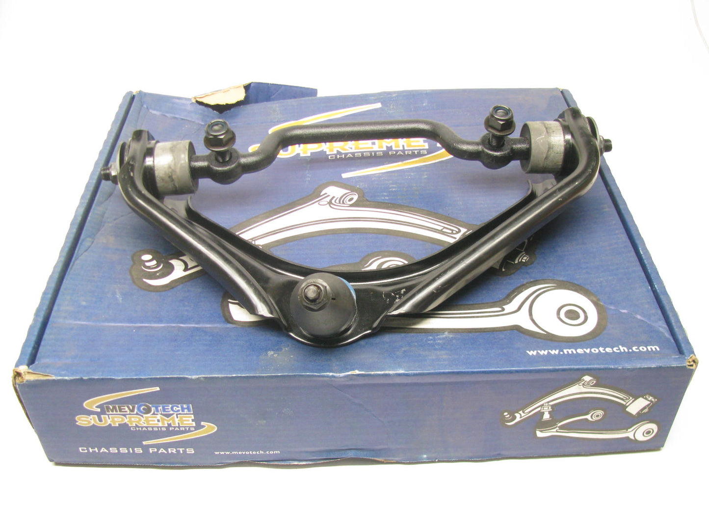 Mevotech MS40116 Suspension Control Arm And Ball Joint Assembly Front Left Upper