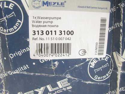 Meyle Products 313-011-3100 Engine Water Pump For 93-95 BMW 3.0L 4.0L V8