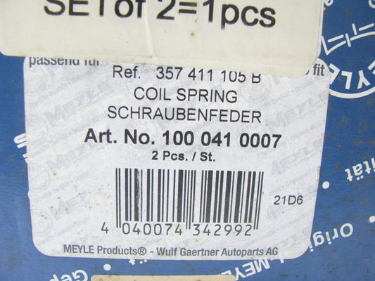Meyle Products 71970 Front Suspension Coil Springs 93-96 Volkswagen Golf & Jetta