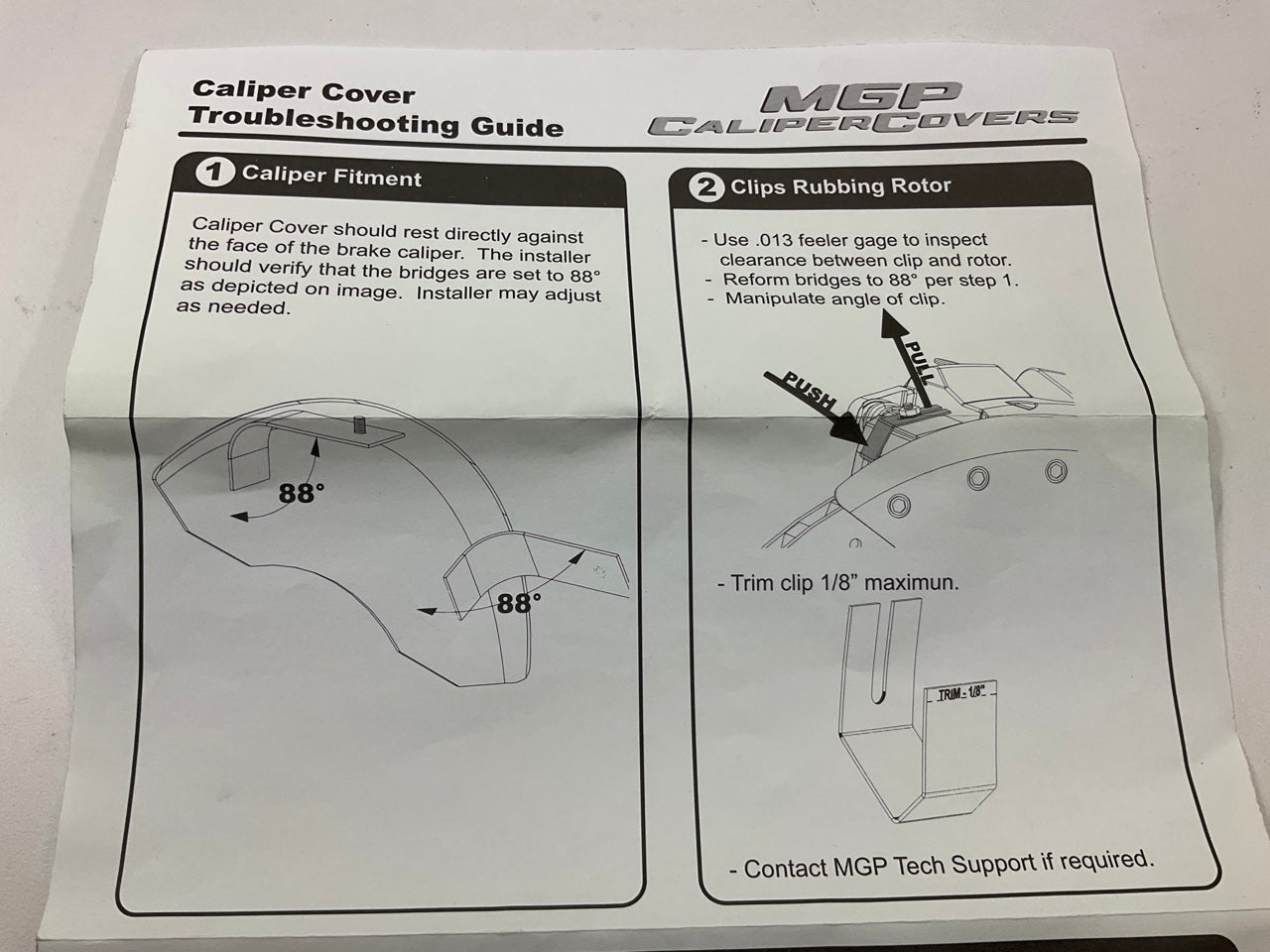 MISSING HARDWARE - SEE PHOTOS - MGP Billet Brake Caliper Covers 15-18 Ford F-150