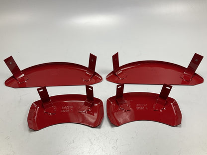 MGP Caliper Covers 12162SRT1RD Red Silver RT1-Truck For 11-16 Charger/Challenger