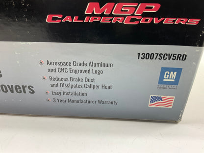 MGP 13007SCV5RD CNC Billet Aluminum Brake Caliper Covers Set - 97-04 Corvette C5