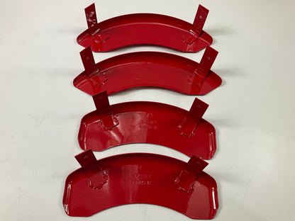 MISSING CLIPS  MGP 14005SBOWRD RED Brake Caliper Covers 2014-2018 Silverado 1500