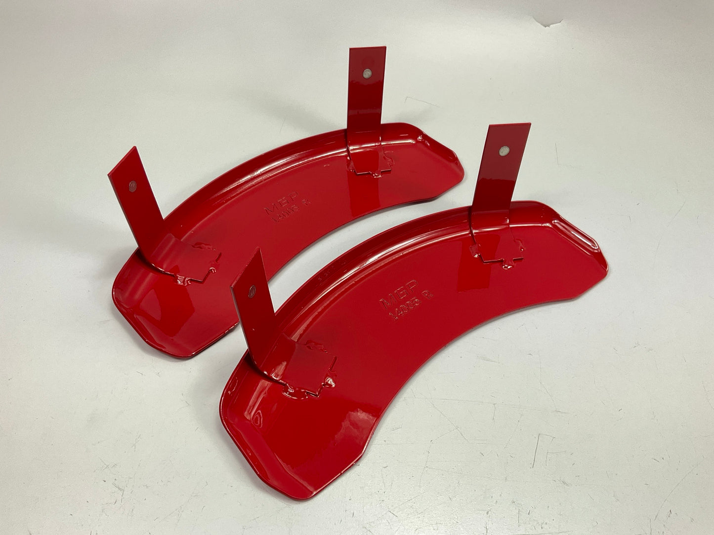 MGP 14005SBOWRD RED Disc Brake Caliper Covers 2014-2018 Chevrolet Silverado 1500
