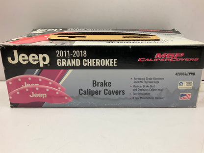 MGP 42006SJEPRD RED Disc Brake Caliper Cover For 2011-2016 Grand Cherokee