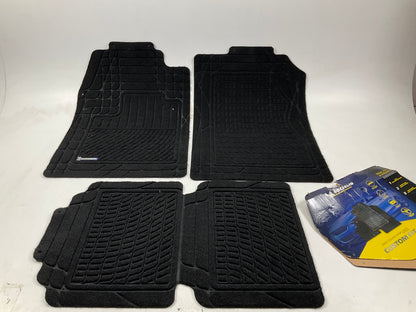 Michelin 922-10 Trim-to-fit Black Carpet Floor Mats, 4-Piece Set (front & Rear)