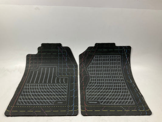 Michelin 922-10 Trim-to-fit Black Carpet Floor Mats, 4-Piece Set (front & Rear)