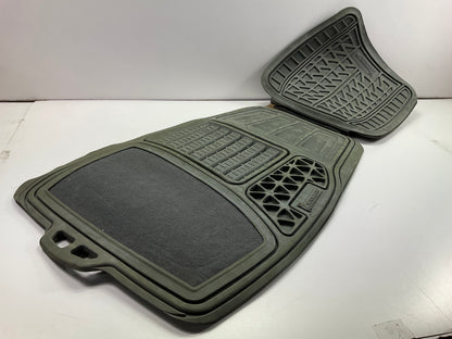 Michelin 994-44 Heavy-Duty Gray Floor Mats Set, 4-Piece, Rubber & Carpet
