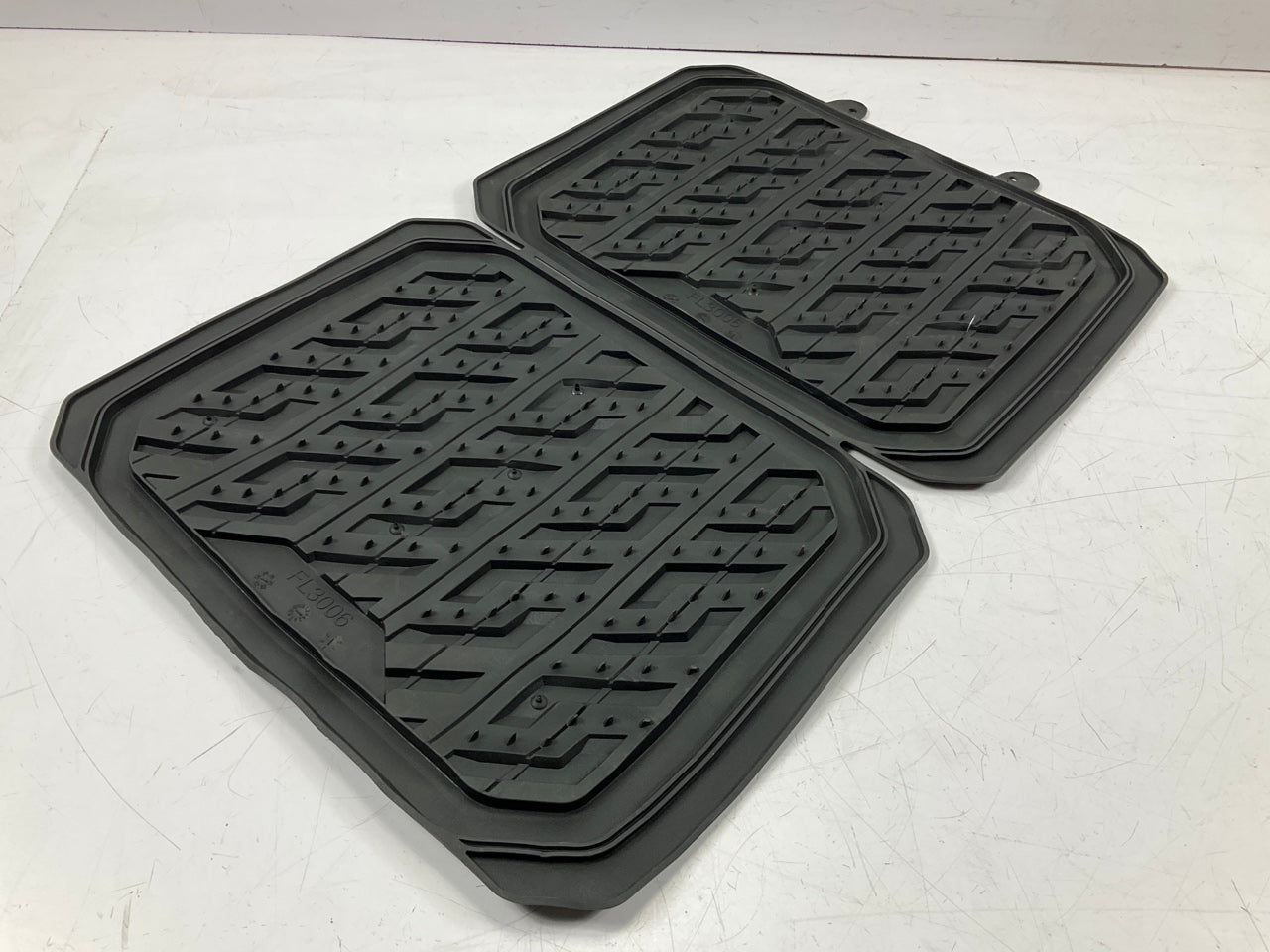 Michelin FL3006B4-2 Cut-To-Fit Heavy Duty Rubber & Carpet Floor Mats, 4-PCs Set