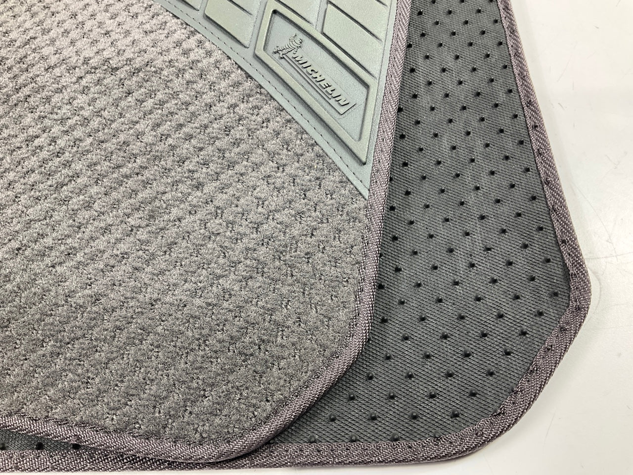 Michelin FL93744-4 Universal 3-Piece Floor Mats Gray Carpet