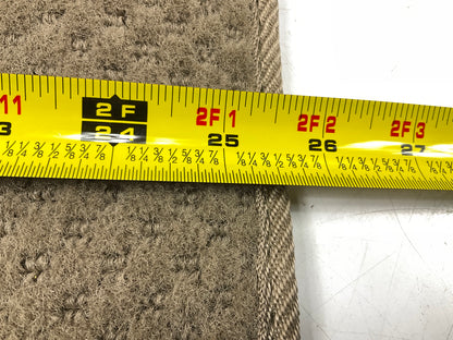 Michelin FL93754 Tan Universal 3-Piece Floor Carpet Mats, Front: 25'' X 16-1/4''