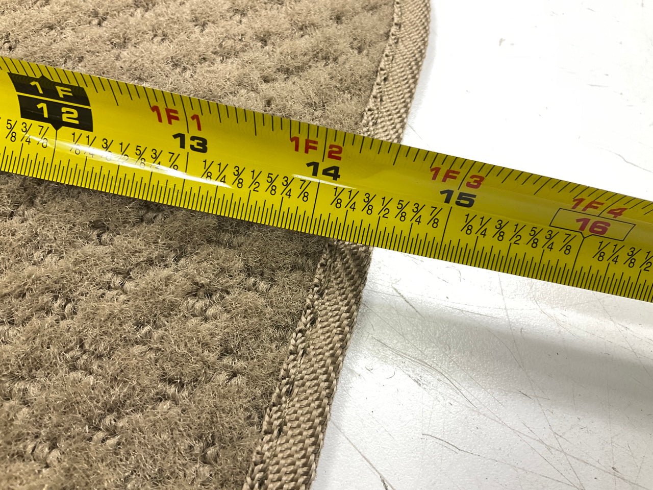Michelin FL93754 Tan Universal 3-Piece Floor Carpet Mats, Front: 25'' X 16-1/4''