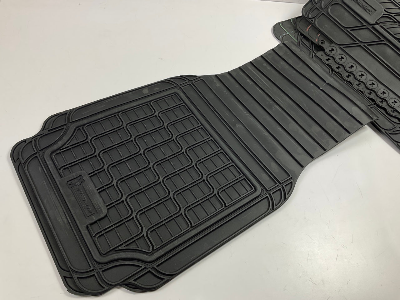Michelin FL98310-4 Heavy Duty Rubber Floor Mats, 3-Piece, Universal Fit For SUVs