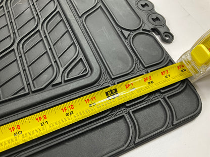 Michelin FL98310-4 Heavy Duty Rubber Floor Mats, 3-Piece, Universal Fit For SUVs