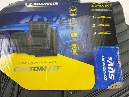 Michelin FL98310-4 Heavy Duty Rubber Floor Mats, 3-Piece, Universal Fit For SUVs