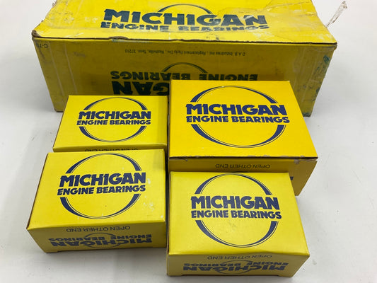Michigan 1000P010 Engine Main Bearings .010'' 1952-64 Ford 215 223 242 262-L6