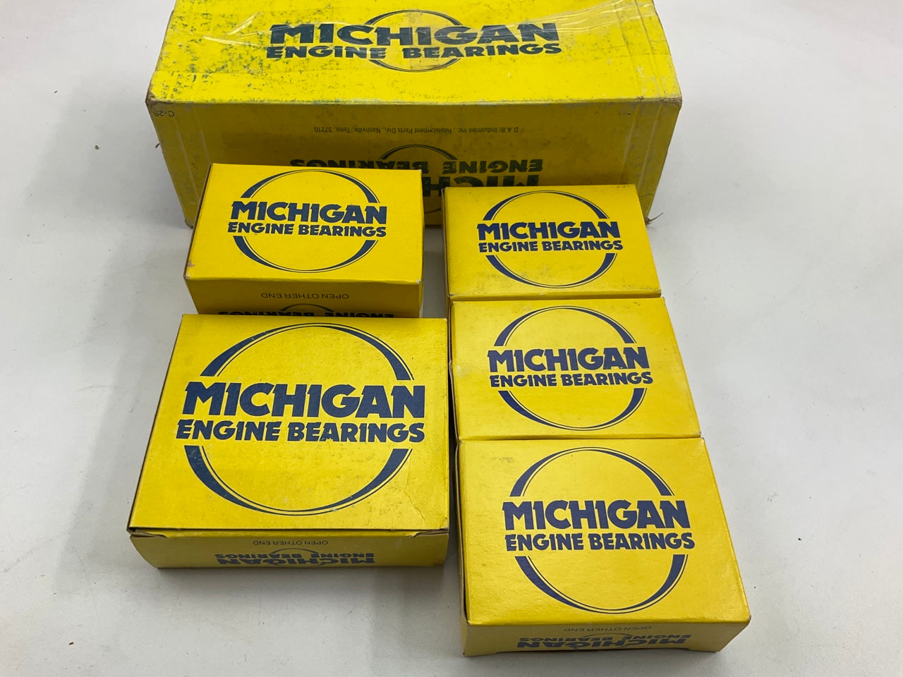 Michigan 1128P Engine Main Bearings - Standard 1963-1979 Pontiac 326 350 389 400