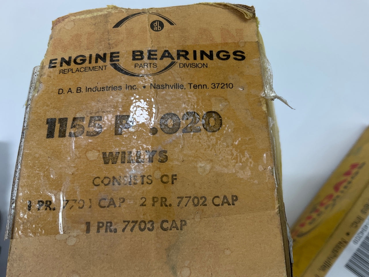 Michigan 1155P-020 Engine Main Bearings .020'' For 1962-1976 Jeep AMC 230-L6