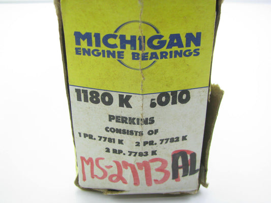 Michigan 1180K010 Engine Main Bearings .010'' for Perkins 192 203