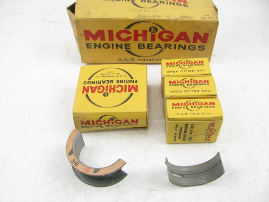 Michigan 1222P Engine Main Bearings - Standard 1960-75 Ford 144 170 200