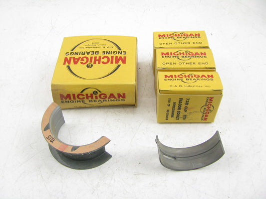 Michigan 1222P Engine Main Bearings - Standard 1960-75 Ford 144 170 200
