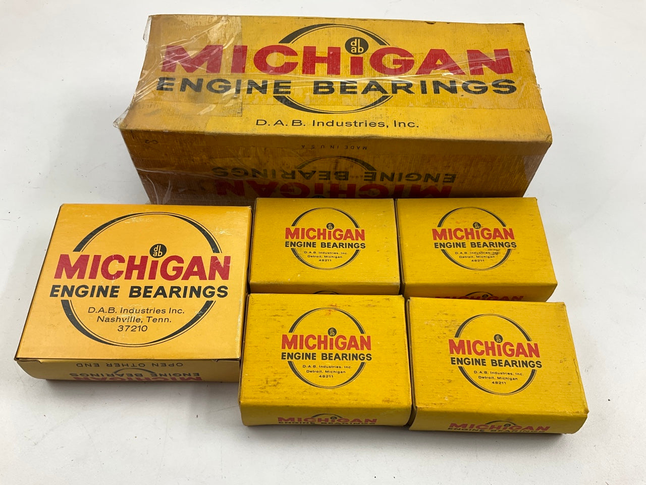 Michigan 1261P-010 Engine Main Bearings .010'' 1961-1978 Ford FE 352-428