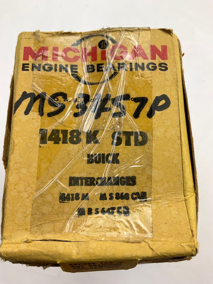 Michigan 1418K Engine Main Bearings - Standard 1966-1980 Buick 340 350-V8