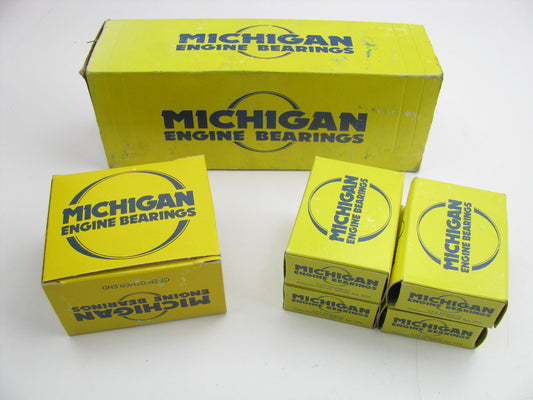 Michigan 1663P-010 Main Bearings .010'' 1967-1978 Chevrolet 302 305 307 327 350