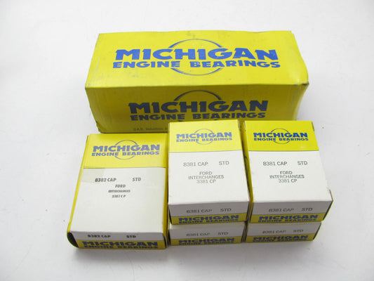 Michigan 1914P Engine Main Bearings - Standard 1969-1976 Ford 351W 351M 400 V8