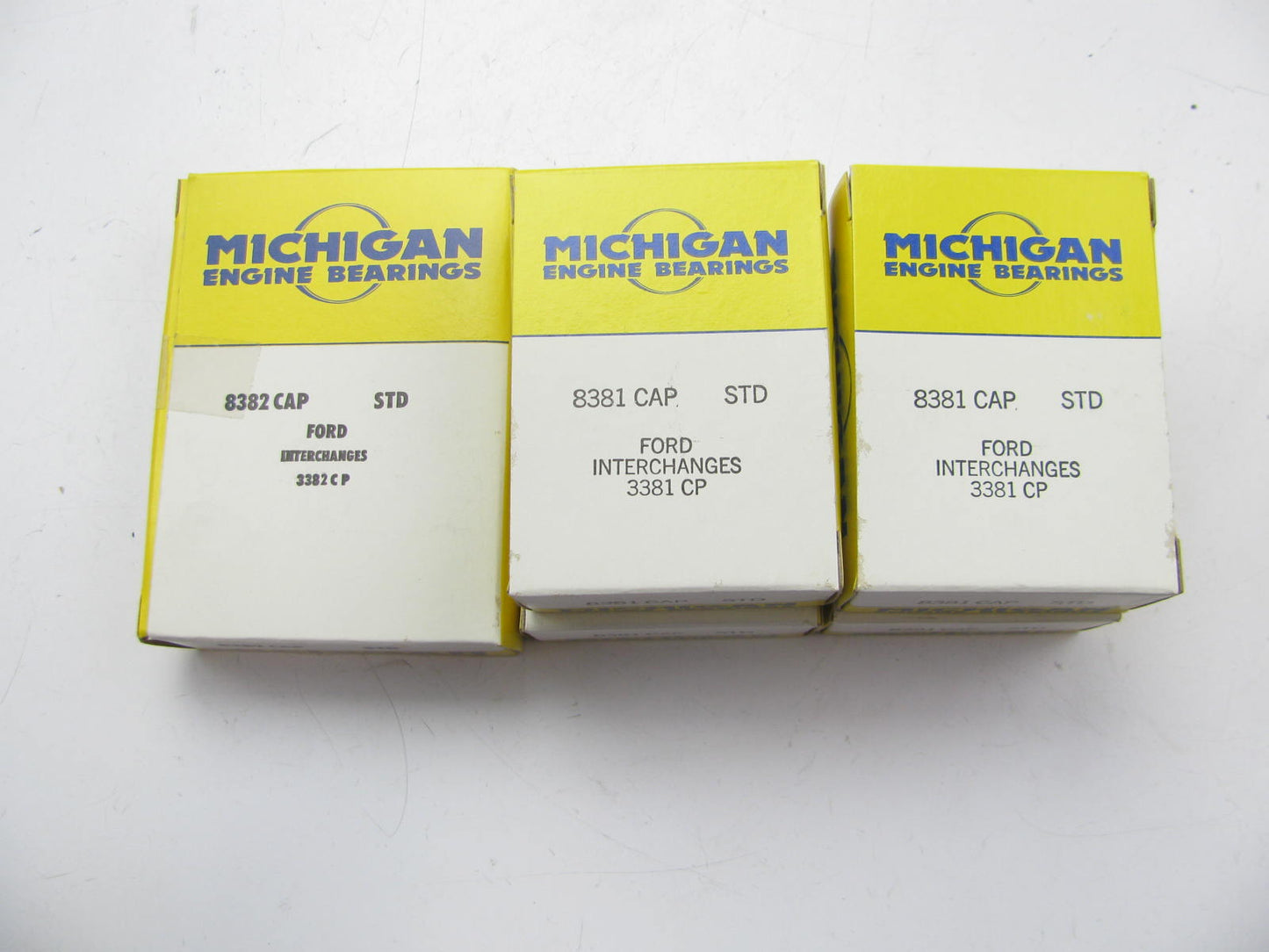 Michigan 1914P Engine Main Bearings - Standard 1969-1976 Ford 351W 351M 400 V8