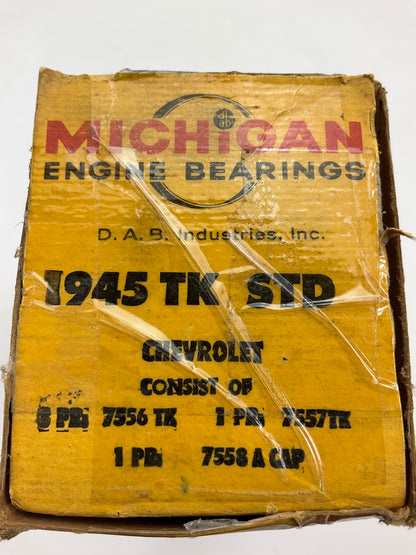 Michigan 1945TK Main Bearings - Standard 1972-1977 Chevrolet Pontiac 2.3L
