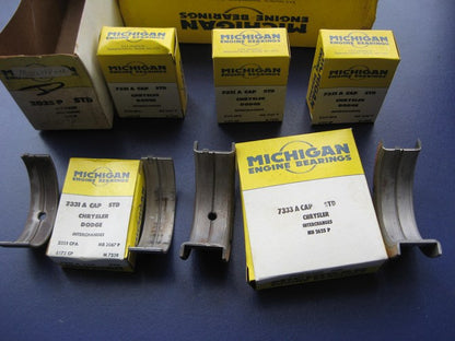 Michigan 2025P Main Bearings STD Size For Chrysler 413 440 RB Big Block V8