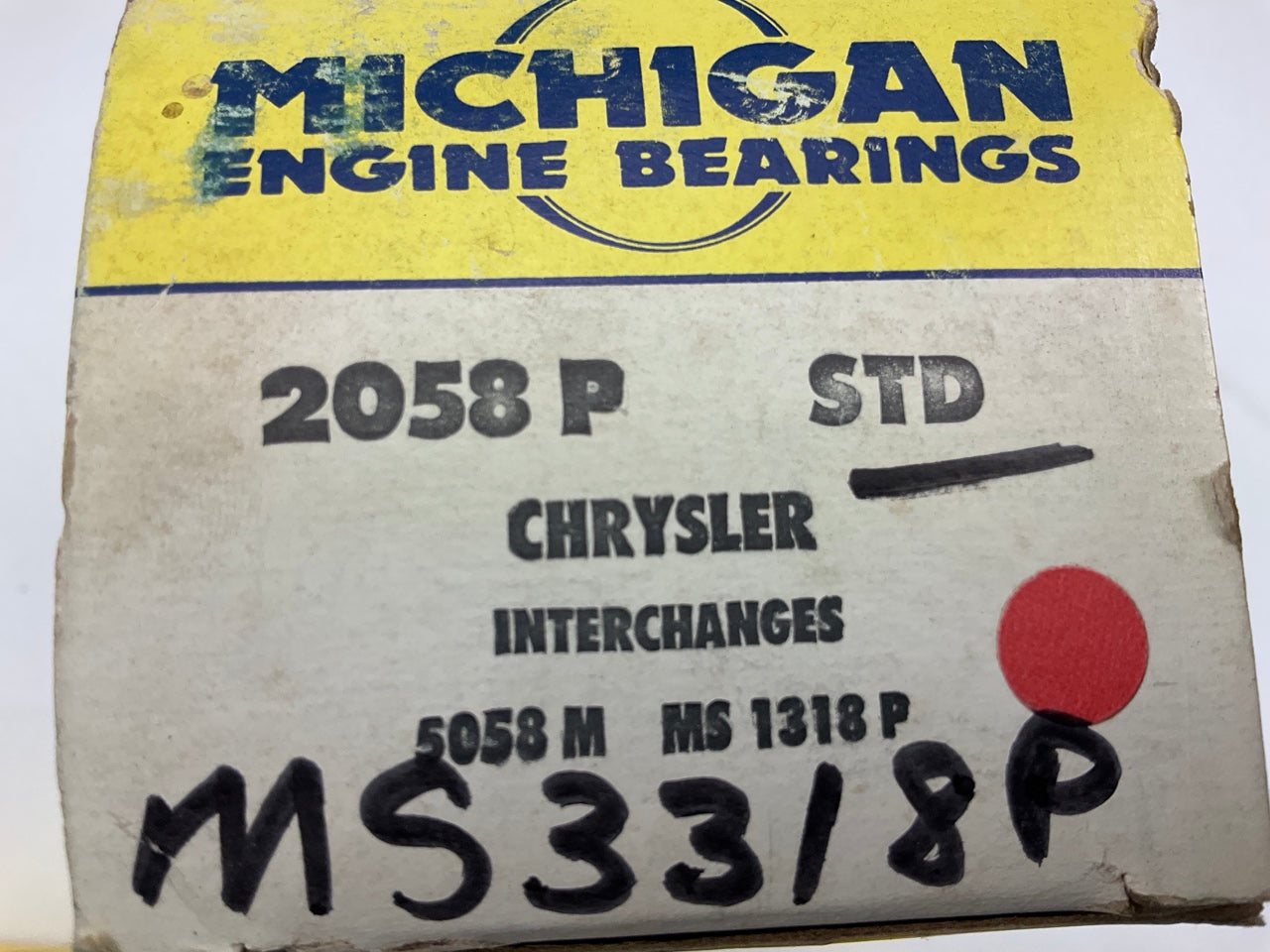 Michigan 2058P Main Bearings - Standard For Mitsubishi G32B G37B 4G61 4G64 G63B