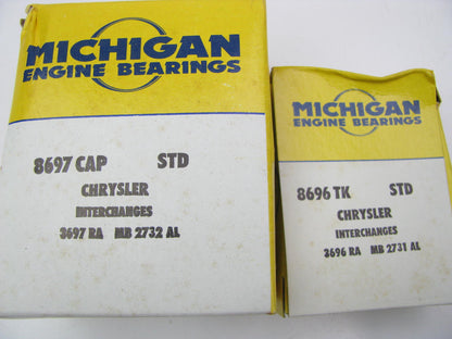 Michigan 2070TK Engine Main Bearings - Standard For 1976-1987 Chrysler 225-L6