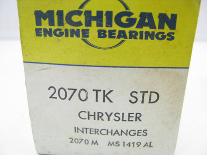 Michigan 2070TK Engine Main Bearings - Standard For 1976-1987 Chrysler 225-L6