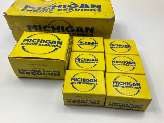 Michigan 2071P Engine Main Bearings - Standard 1975-1983 Ford 200-L6 7-GROOVE