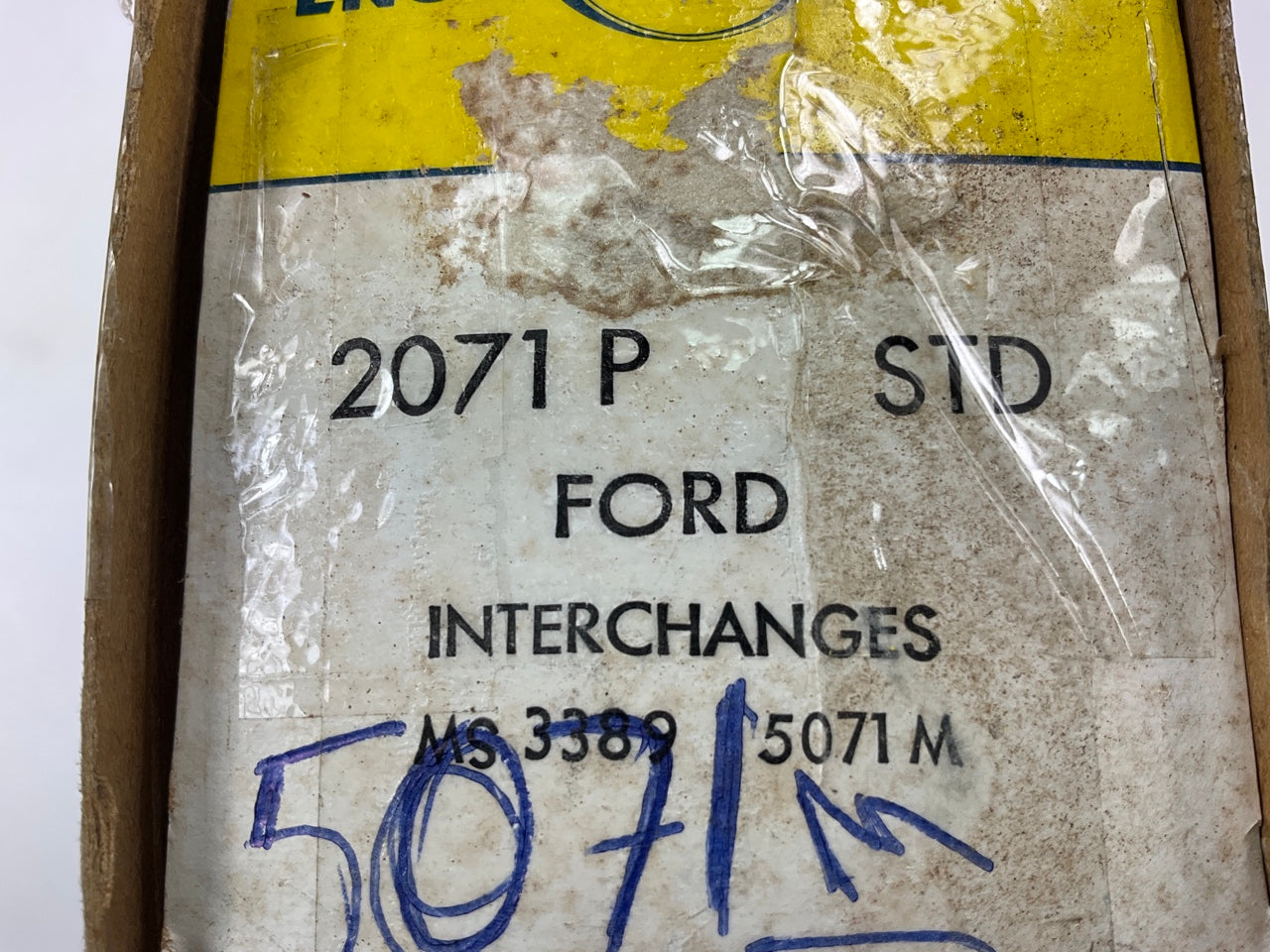 Michigan 2071P Engine Main Bearings - Standard 1975-1983 Ford 200-L6 7-GROOVE