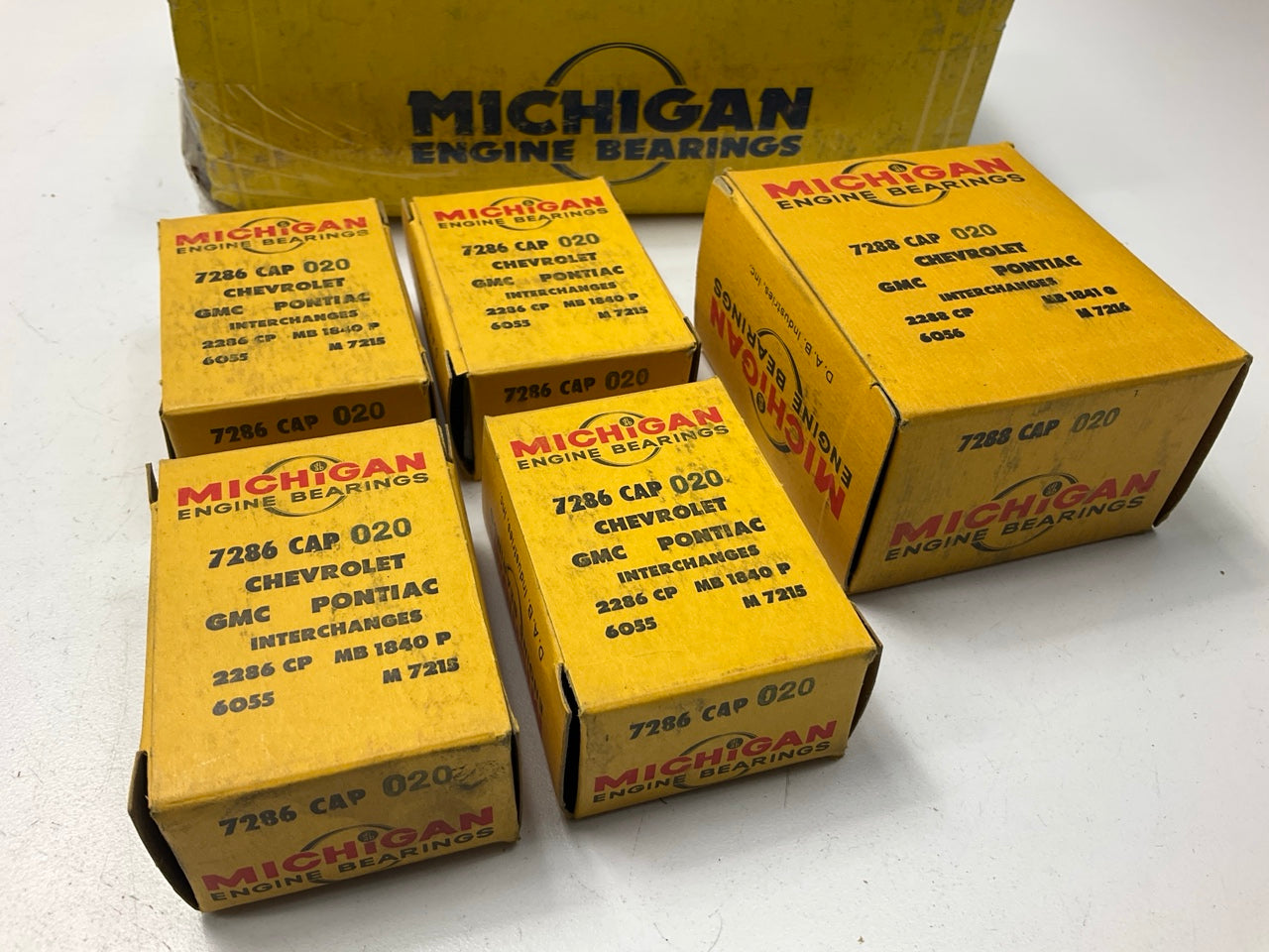 Michigan 4036M-20 Engine Main Bearings .020'' 1958-1965 Chevrolet 348 409-V8
