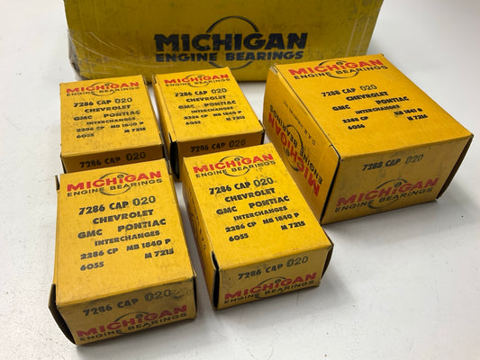 Michigan 4036M-20 Engine Main Bearings .020'' 1958-1965 Chevrolet 348 409-V8